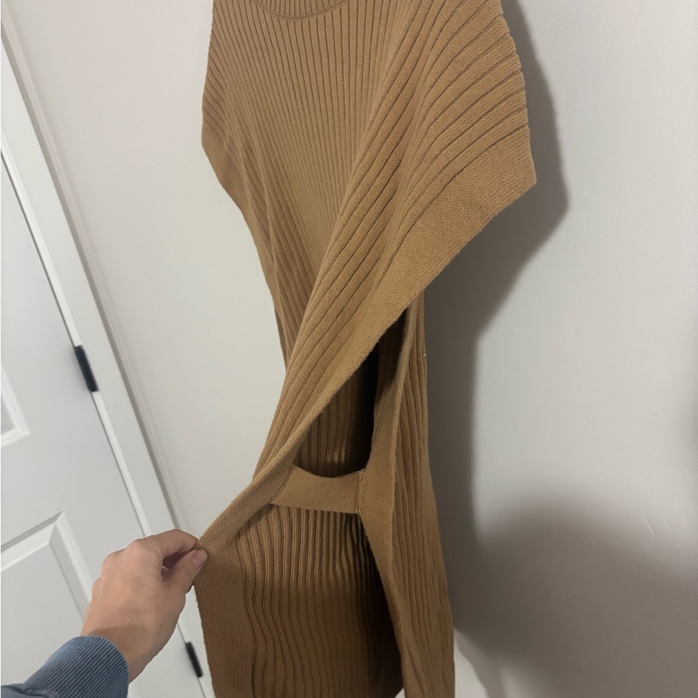 Stunning Banana Republic Camel Ribbed Knit Top See Measurements - Picture 4 of 8